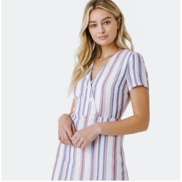 COASTAL COUNTRY CLUB English Factory Mini Dress – Short Sleeve Preppy – L NWOT - Picture 2 of 10